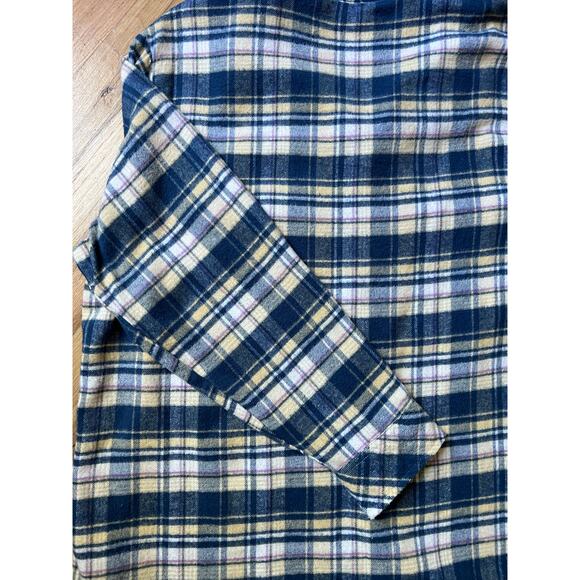 Sanctuary Womens Soft Plaid Flannel Boyfriend Button Down Shirt Plus Size 1X - Picture 8 of 14
